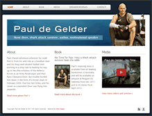 Tablet Screenshot of pauldegelder.com
